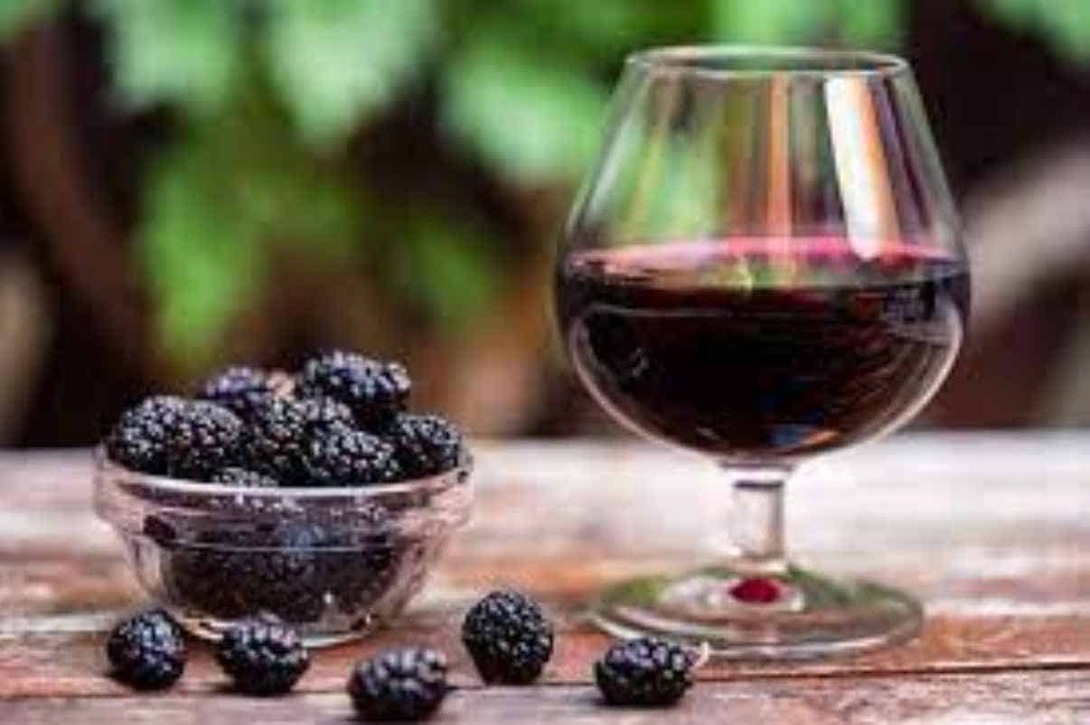 Blackberry and Banana Madeira-Type Wine