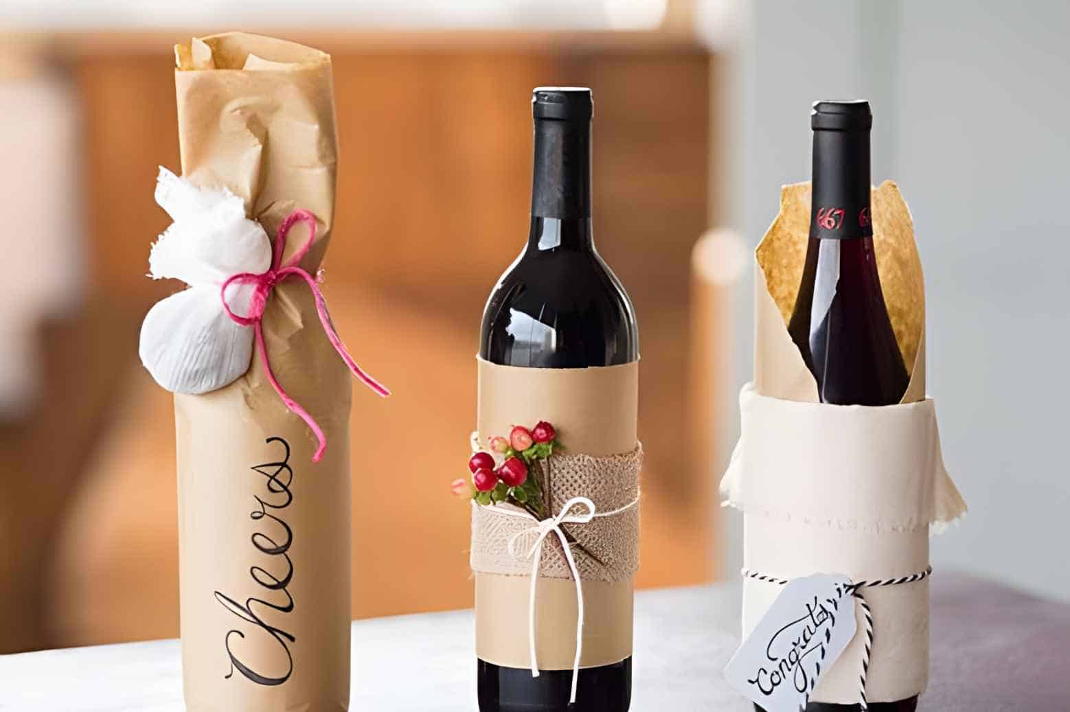 How to Wrap a Wine Bottle