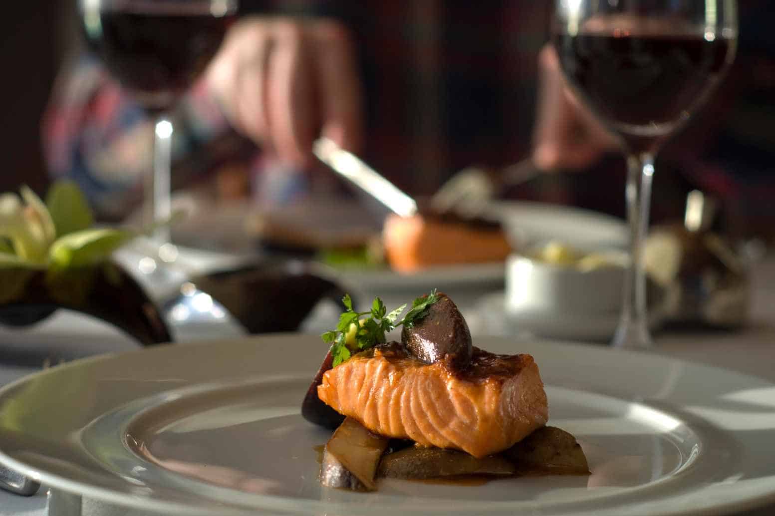 Red Wine and Salmon