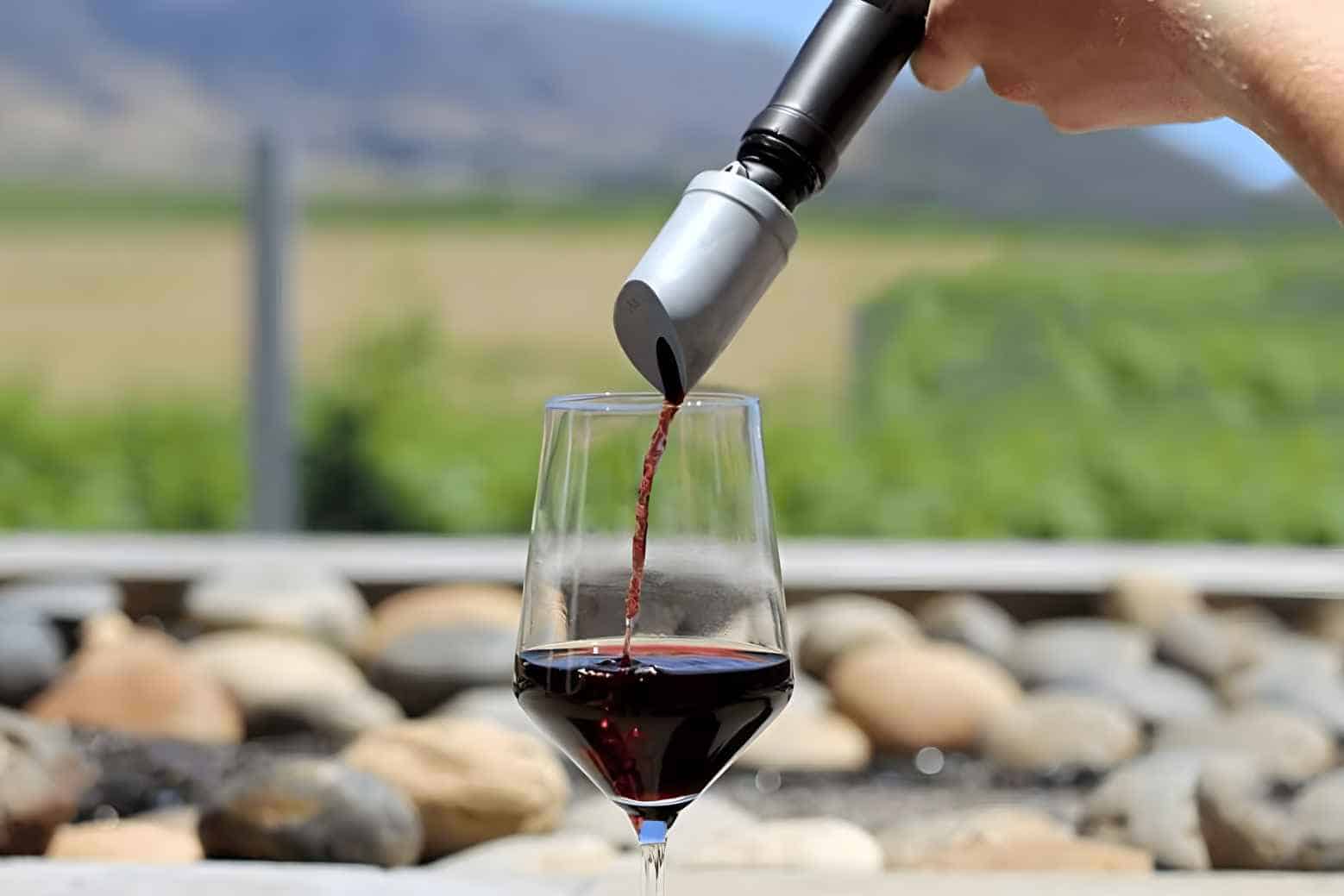 The Wave by PureWine Wine Aerator and Filter