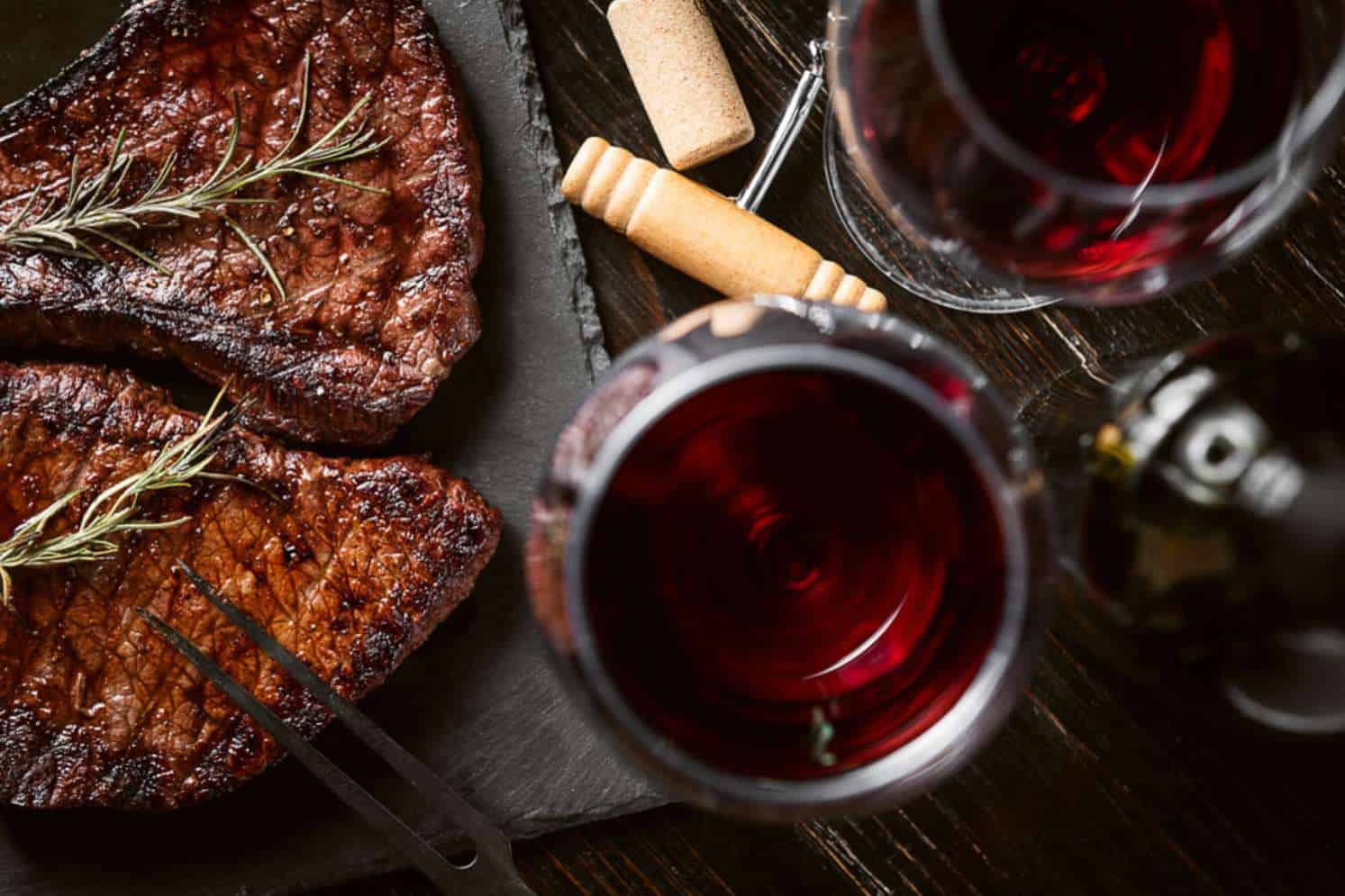 Why is Wine Served with Steak