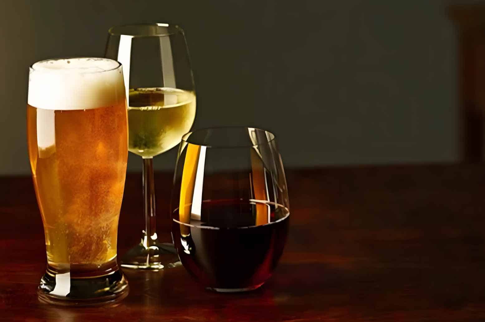 Alcohol Content in Wine vs. Beer