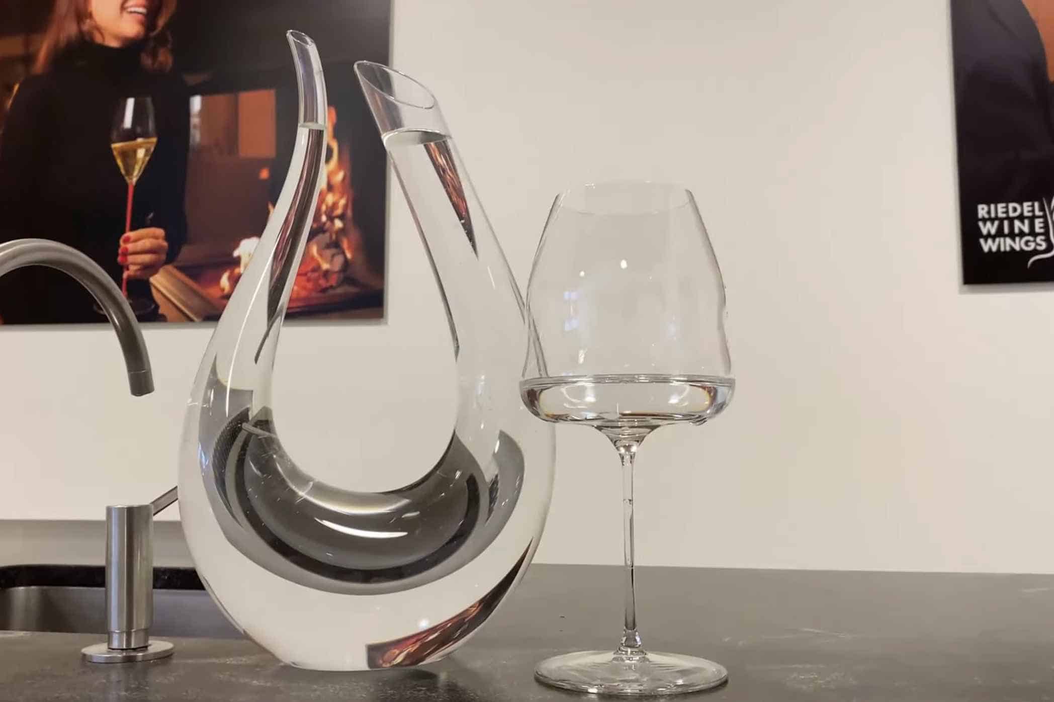 Fill the Decanter With Warm Water