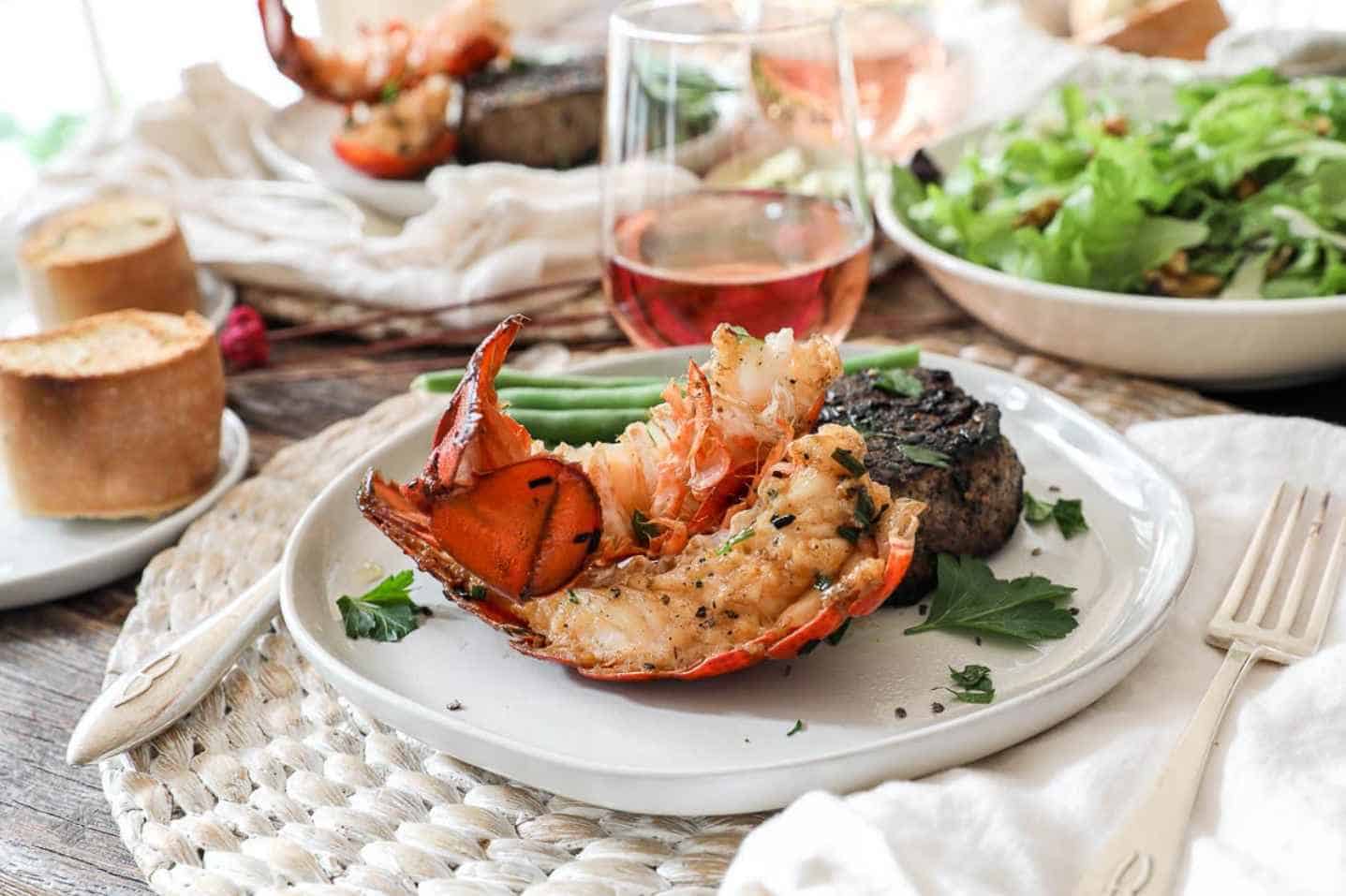 Rose Wines and Lobster