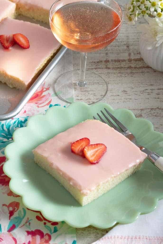 Desserts go with Rosé Wine