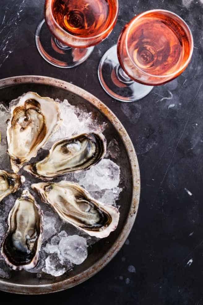 Seafood Dishes Go with Rosé Wine