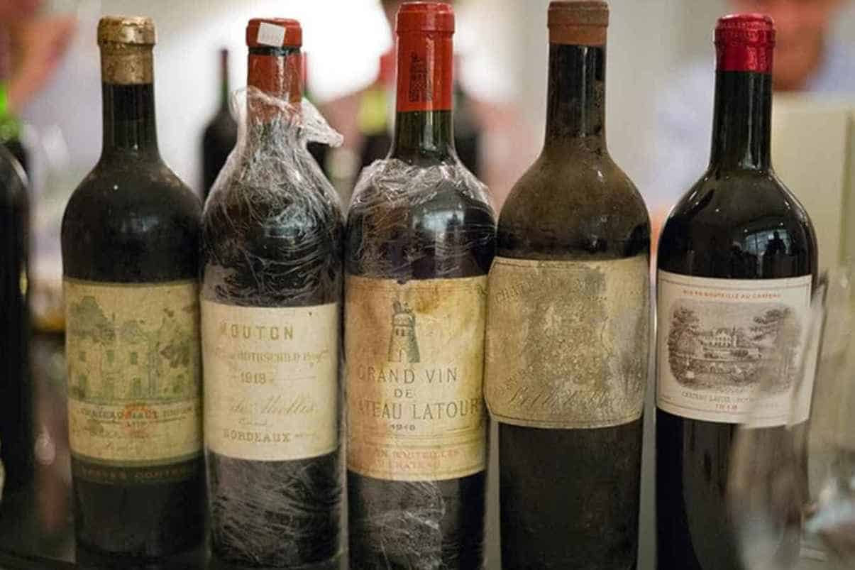 Year of Vintage Bottle