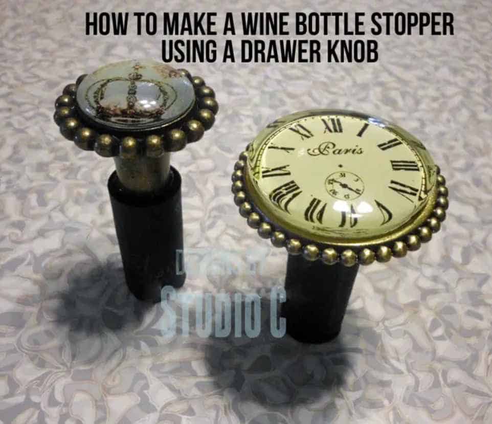 Drawer Knob Bottle Stopper